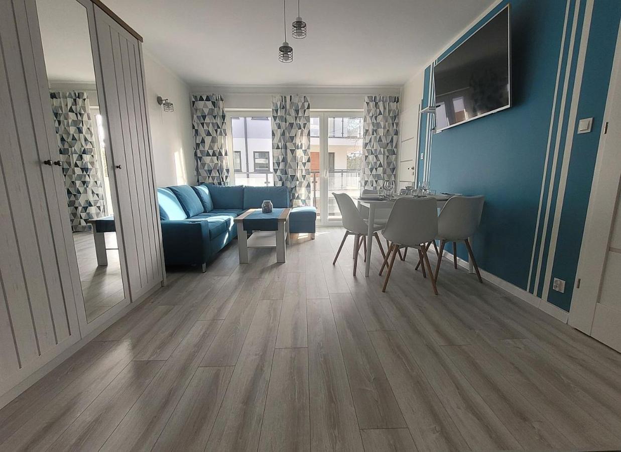 Pobierowo Baltic Apartament Turkusowy Exterior foto