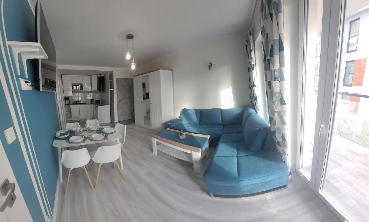 Pobierowo Baltic Apartament Turkusowy Exterior foto