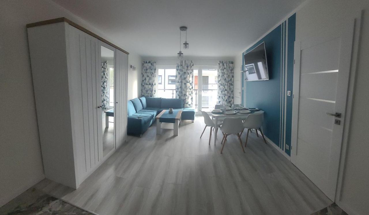 Pobierowo Baltic Apartament Turkusowy Exterior foto